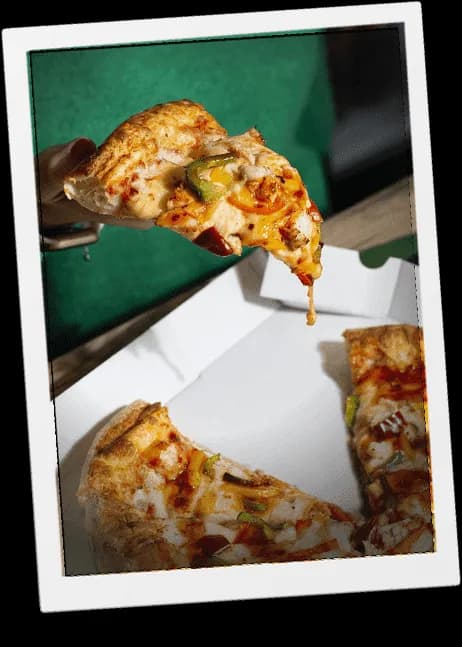 Pizza Platane Pizza sortie du four